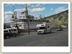 The main highway along the Yukon River