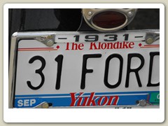 1931 Ford license plate