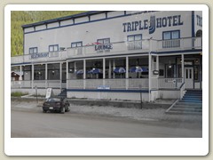 One of the hotels in town
