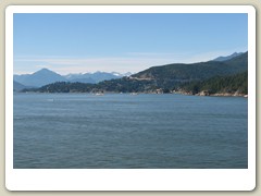 Sailing along Candian coast