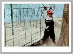 Child on the merry-go-round