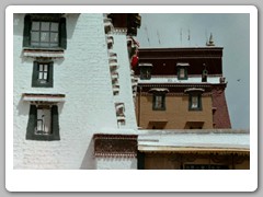 Potala Palace as we walked through the complex