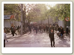 Walking around Xi'an city