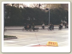 Walking around Xi'an city