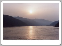 Sunrise on the Yangtze River