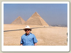 John at the Great Pyramids