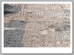 A mian street paved with mosaic tiles