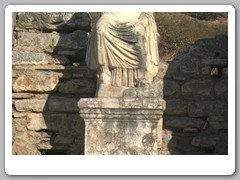 Large headless statue